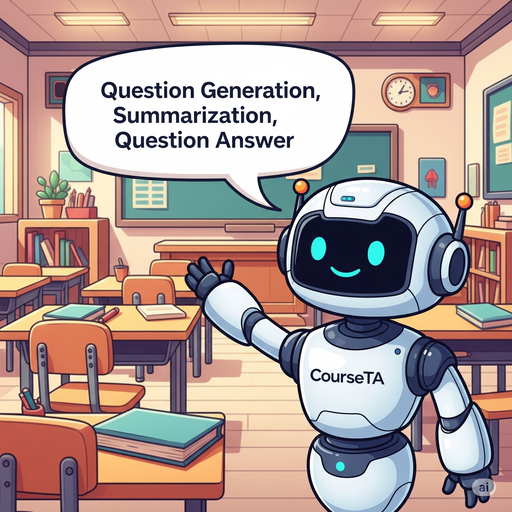CourseTA agentic platform mascot